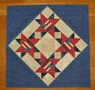 Mini QUILT Top: Memorial Day Flagge STERNE