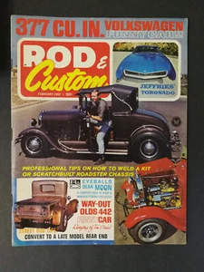 Rod & Custom Magazine February 1967 VW Volkswagen Funny Car - 1962 Chevy - 1022 - Picture 1 of 2