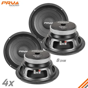 4x Altoparlanti PRV Audio 8MB450 Midbass Car Audio 8" 8 Ohm 8MB PRO 1800 Watt - Foto 1 di 8