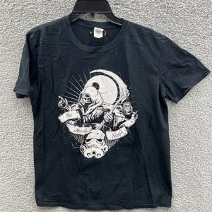 Star Wars Darth Vader Dark Side T Shirt Uomo Grande Manica Corta Grafica Tee L - Foto 1 di 10