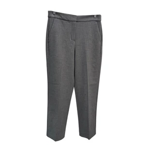 J. Crew Kate Womens 8 Gray Straight Leg Four Season Stretch Trouser Dressy NWT - Picture 1 of 12