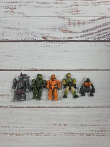 LOT 5 HALO MEGA CONSTRUX BLOKS UNSC Spartan, Etc MINI FIGURE Mixed Lot 2 - Picture 1 of 4