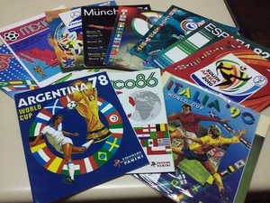 SET 6 ALBUMS PANINI FIFA WORLD CUPS OFFICIAL COMPLETES REPRINTED - Picture 1 of 7