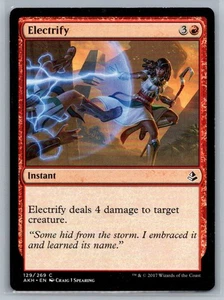 Electrify, 129/269, Amonkhet, Common, MTG Game - Picture 1 of 2