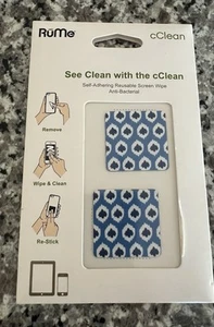 RuMe cClean Reusable Self Adhering Screen Wipe - Zdjęcie 1 z 3