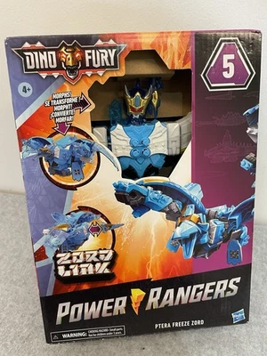 Power Rangers Dino Fury Ptera Freeze Zord Link F4210 Kishiryu Pterardon - Image 1 of 4