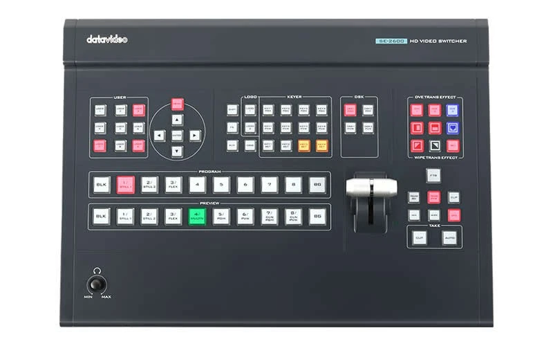 Datavideo SE-2600 HD 8-Channel Video Switcher/4x SDI/4x HDMI - Image 1 of 1