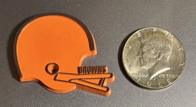 De colección Cleveland Browns Fútbol Americano Nevera Imán Clasificación Tablero NFL AÑOS 70 80! Foto 1 de 3