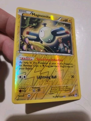 MAGNEMITE 51/162 2015 XY BREAKTHROUGH HOLO Pokemon CARD NM - Image 1 of 2