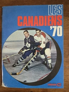 Rivista Hockey NHL Montreal Canadiens 1970 Canadiens Sports Revue NHL vintage - Foto 1 di 13