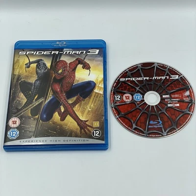 Spider-Man 3 [Blu-Ray] Tobey Maguire • Kristen Dunst • UK • VGC - Image 1 of 4