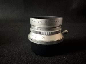 Voightlander Color Skopar 21 mm f 4 lens LTM 39mm Leica w/ View Finder/Case #035 - Picture 1 of 12