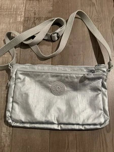 Borsa a tracolla Kipling Mikaela donna taglia unica argento metallizzato - Foto 1 di 7
