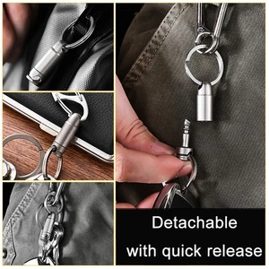 Lightweight Titanium Keychain Detachable Car Key Holder with Anti Skid Design - Picture 1 of 12