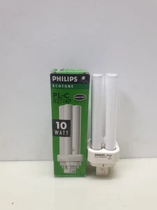 Philips MASTER PL-C 10W - 827 Extra Warm White 4-Pin L117 x D27 x H117mm - Picture 1 of 9
