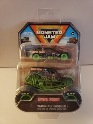 Spinmaster Monster Jam Grave Digger w/Race Car  NEW Series 5 - Image 1 of 3