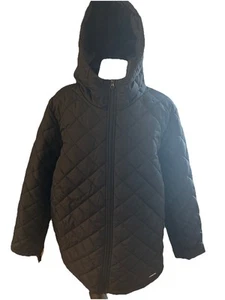 Lands End Women's Plus 2X Black FeatherFree Insulated Quilted Jacket, New - Picture 1 of 10