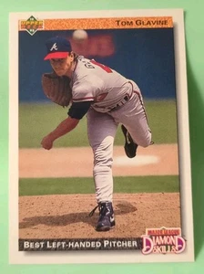 1992 Upper Deck - Tom Glavine #713 - Atlanta Braves - Picture 1 of 2