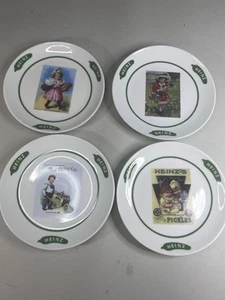 Vintage 2004 Heinz 57 Pure Foods Sweet Pickles 6" Advertising  Plates, 4 Set - Picture 1 of 7