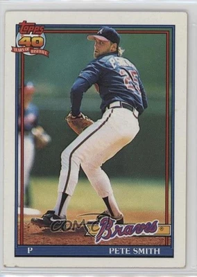1991 Topps Pete Smith #383 - Image 1 of 2
