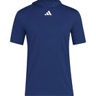 Adidas Men's Program Short Sleeve Hoodie NAVY | WHITE LG