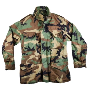 Abrigo Chaqueta de Campo Ejército Clima Frío Bosque Camuflaje EE. UU. Militar M Mediano Regular - Imagen 1 de 16