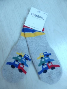 ewers Stoppersocken, ABS Antirutsch Socken, Stoppi Socks, grau mit Autos NEU!