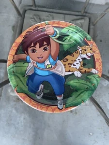 Go Diego Go Nick Jr Diego's Biggest Rescue Cumpleaños Fiesta 8 Placas de Papel 7" Dess - Imagen 1 de 2