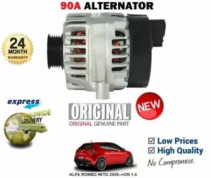 FOR ALFA ROMEO MITO 2008-->ON 1.4 NEW 70 AMP ALTERNATOR OE QUALITY - Picture 1 of 1