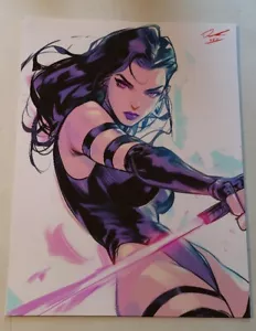 Psylocke PinUp Farbillustration Kunstdruck 8,5x11 von Keyeske Nr. N-05 - Bild 1 von 8