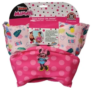 SwimWays Swim Trainer Minnie Mouse Life Jacket 33-55 lbs Pool, Swimming, Boating