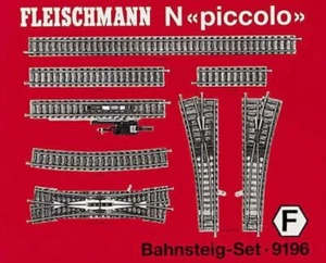 Fleischmann 9196 - Coffret de rails, Set de rails F, Piccolo  - N (1:160) - Imagen 1 de 1