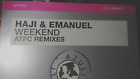 12" Vinyl Record Haji & Emanuel Weekend (Atfc Remixes) Azuli Silver House Dj Edm