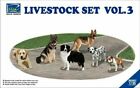 Riich Models L&#252;ck Livestock Set Vol. 3  Dogs Hunde 1:35 Bausatz Kit 35021