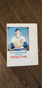 1975 HOSTESS TWINKIES FULL UNCUT CARD DON KESSINGER CHICAGO CUBS WHITE SOX # 77 - Picture 1 of 1