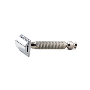 Razorock UFO 316L CNC Edelstahl Rasierhobel Kugelgriff mit Mentorkopf - Bild 1 von 16