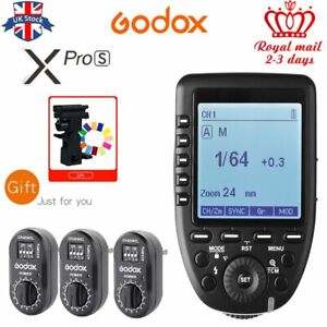 UK GODOX XRPO-S 2.4G X TTL LCD Wireless Flash Trigger+3*XTR-16 receiver for Sony