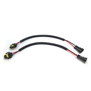 Cable de extensión H11 H8 enchufe arneses de cableado faros retroequipamiento de niebla baja 2X - Imagen 1 de 3