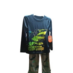Wonder Nation Boys Game Now Sleep Later  Pajama Set   Size M 8   NWT - Picture 1 of 1