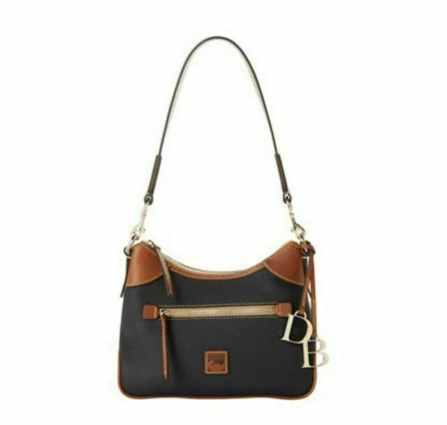 Dooney & Bourke Small Pebble Hobo - Black/brown
