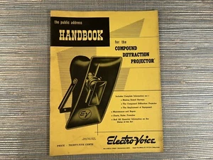 Vintage Electro-Voice The Public Address Handbook Compound Diffraction Projector - Picture 1 of 4