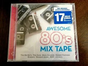 Awesome 80's Mix Tape /David Bowie, The Cure, Elvis Costello, Go-Go's CD NEW - Picture 1 of 3