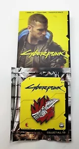 BRAND NEW Cyberpunk 2077 Never Fade Away red guitar Pin enamel CD Projekt Red - Picture 1 of 1