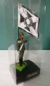Rare NEW Elastolin Hand Painted Standing German Flag Bearer Soldier Collectible - Picture 1 of 7