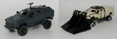 2x IXO/ALTAYA 1/43 "Fast & Furious"STC DELTA DIDGORI+DODGE Ice Ram De Luxe Hobbs - Immagine 1 di 4