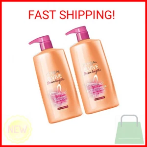 L'Oreal Paris Elvive Dream Lengths Shampoo and Conditioner Kit, Paraben Free, 1  - Picture 1 of 2