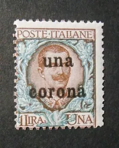 ITALIA,ITALY 1919 Occu.DALMAZIA " Fr. d'Italia n° 77 SVR " 1V. cpl set MH* - Imagen 1 de 1