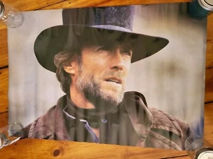CLINT EASTWOOD PALE RIDER 1985 VINTAGE MOVIE PIN UP POSTER Starmakers 32" x 22" - Picture 1 of 6