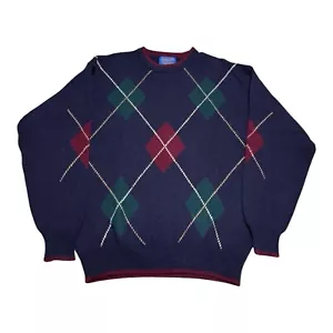 Pendleton 100% Shetland Wool Crewneck Multicolor Sweater Adult Large - Picture 1 of 4