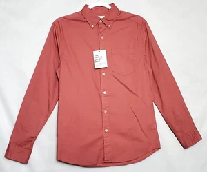 Men's NWT Sonoma Perfect Length Shirt Pink Size Small - Picture 1 of 8